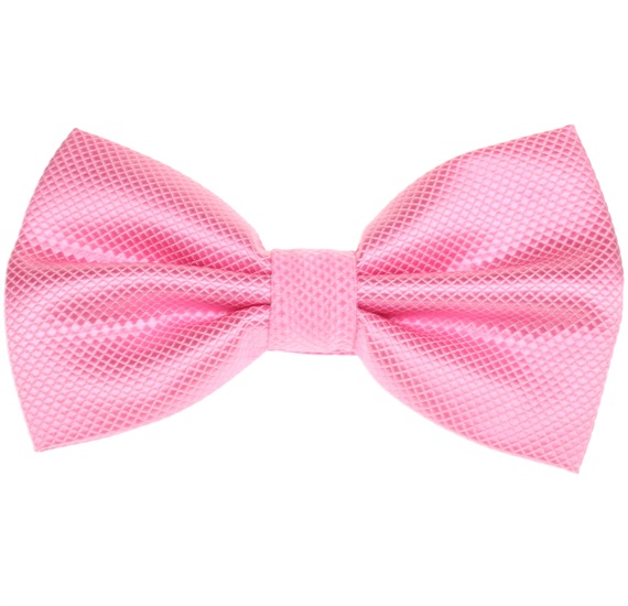 Pink Dress Bow Tie