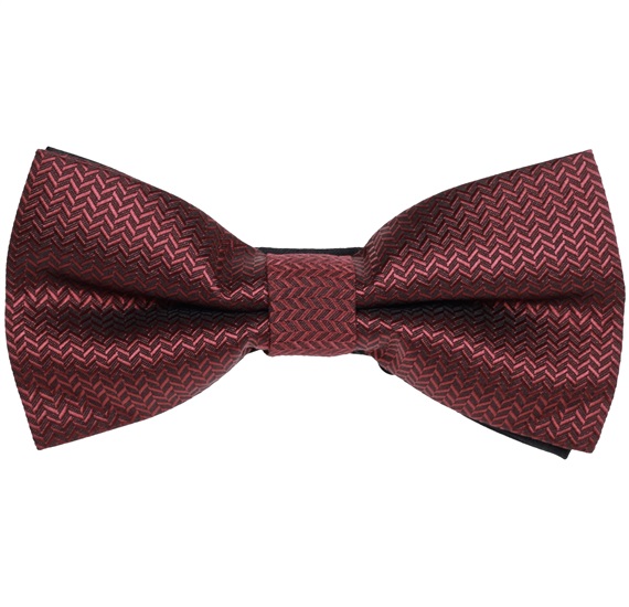 Garnet Bow Tie with Spikes