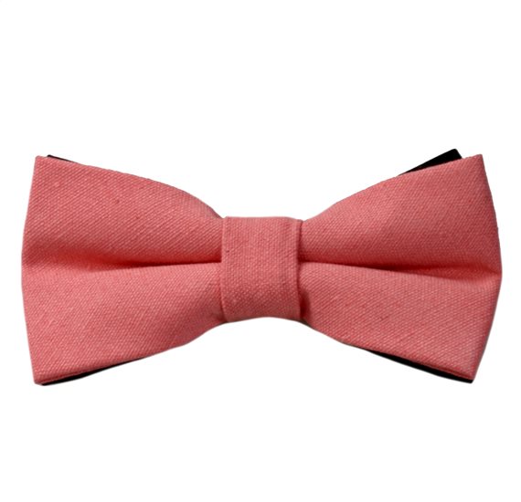 Living Coral Bow Tie