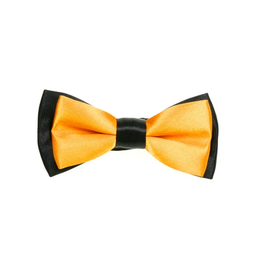 Boy's Black and Yellow Bow Tie