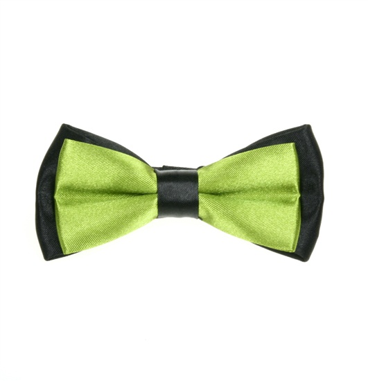 Boy's Black and Green Bow Tie
