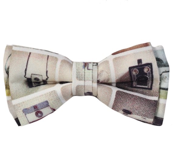 Boy's Bow Tie with Cameras