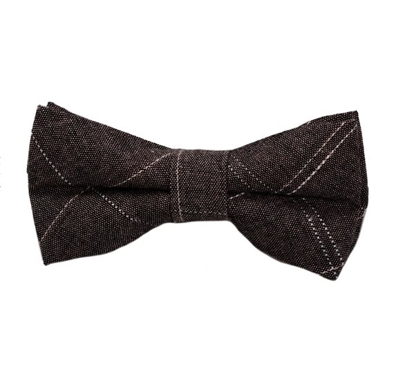Brown Square Boy's Bow Tie