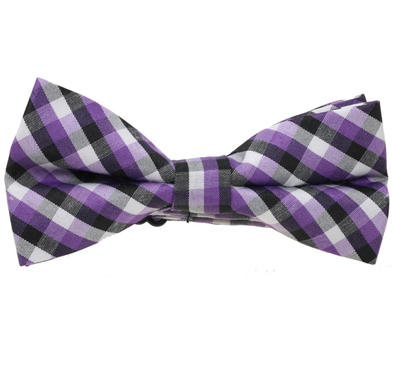 Boy's Checked Bow Tie