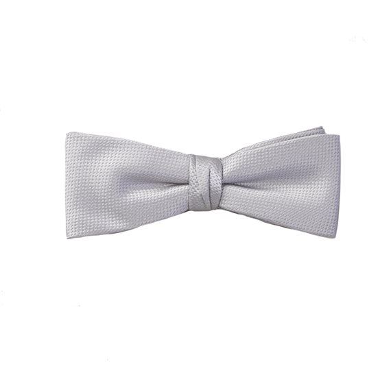 Boys' Pearl Grey Bow Tie