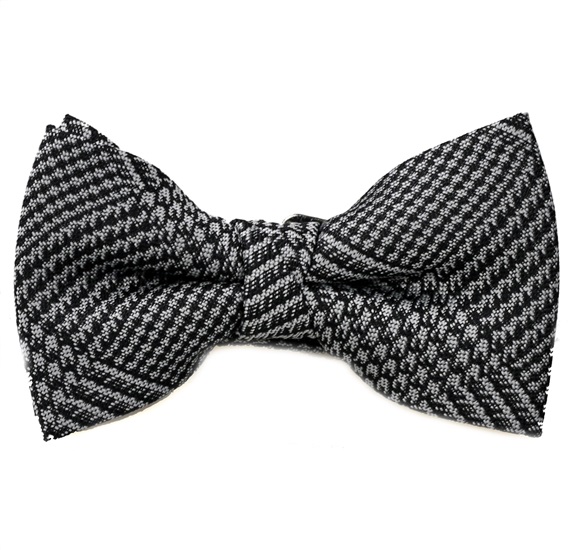 Boy's Prince of Wales Check Bow Tie