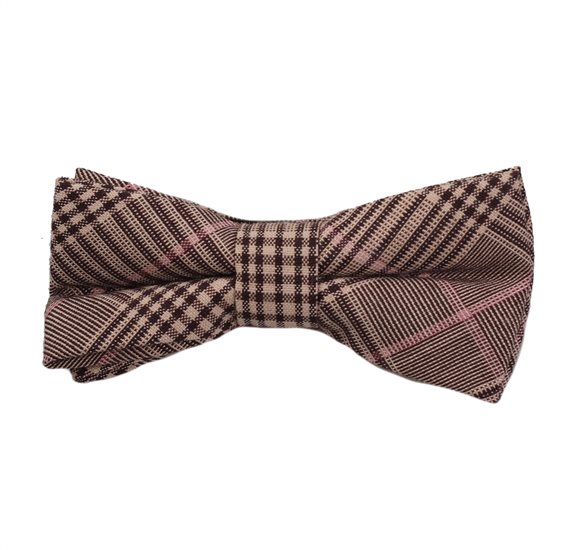 Prince of Wales Brown Boy's Bow Tie