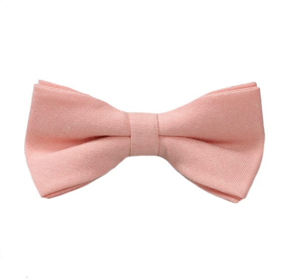 Boy's Salmon Pink Bow Tie