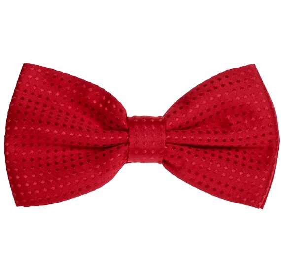 Red Bow Tie with Red Dots