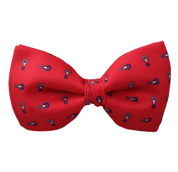 Red Bow Tie Stirrups Design