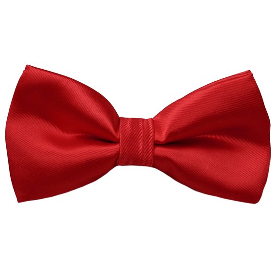 Red Satin Bow Tie
