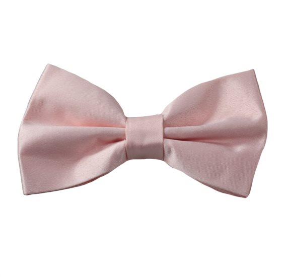 Pink Audrey Satin Bow Tie