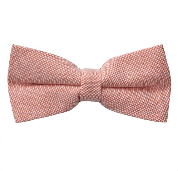 Salmon Colour Bow Tie