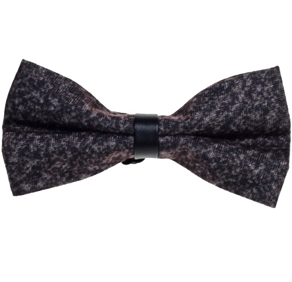 Mink Color Bow Tie Spike Woven