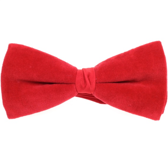 Red Velvet Bow Tie