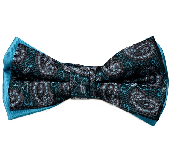 Turquoise Bow Tie Cashmere