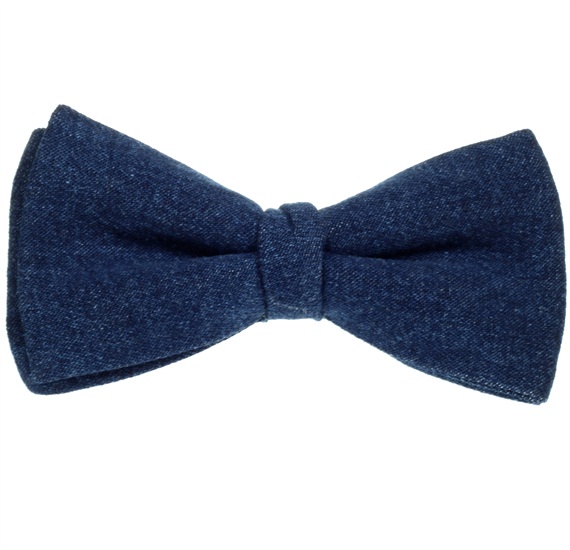 Blue Jeans Bow Tie