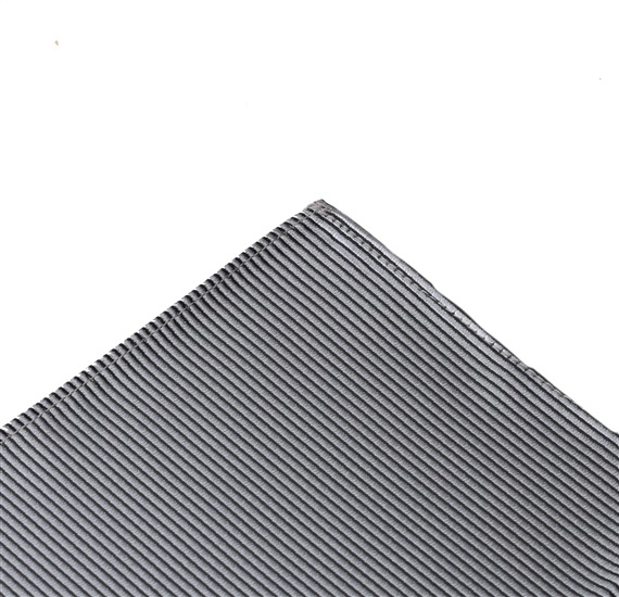 Steel Grey Pocket Square