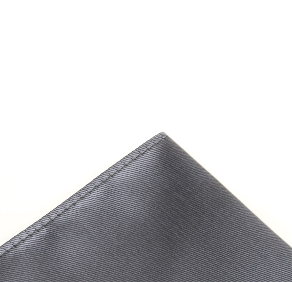 Dark Grey Pocket Square