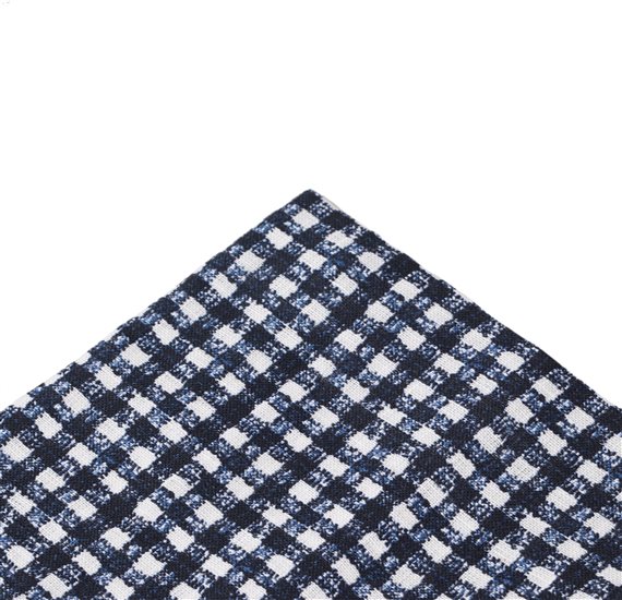 Vichy Linen Pocket Square