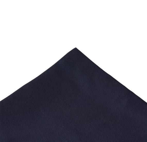 Dark Blue Silk Pocket Square