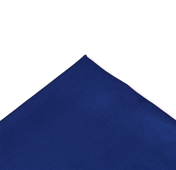 Ink Blue Silk Pocket Square