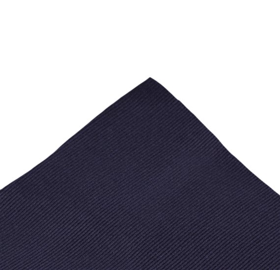 Dark Blue Silk Pocket Square
