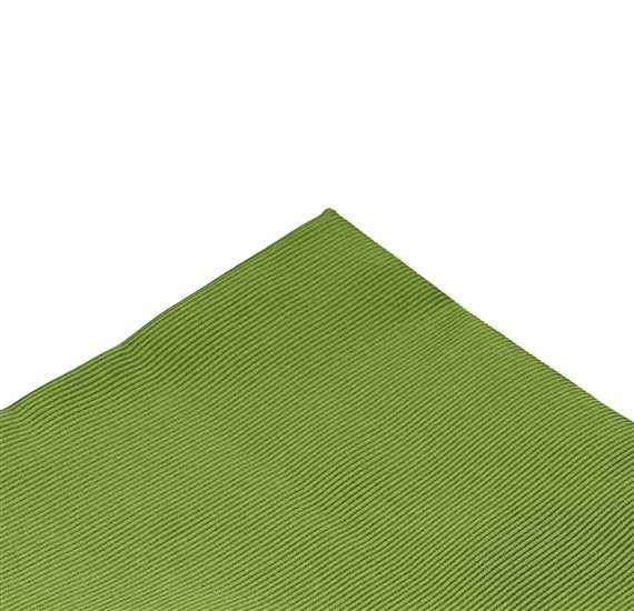 Lime Green Jacquard Silk Pocket Square