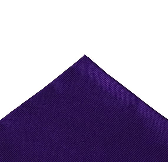 Dark Purple Silk Pocket Square