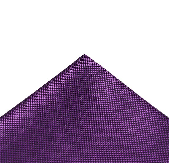 Purple and Black Silk Pocket Square