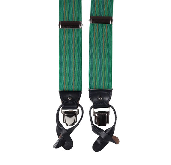 Green Stripes Elastic Braces