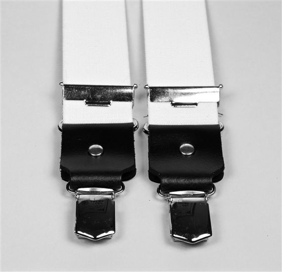 White Elastic Braces