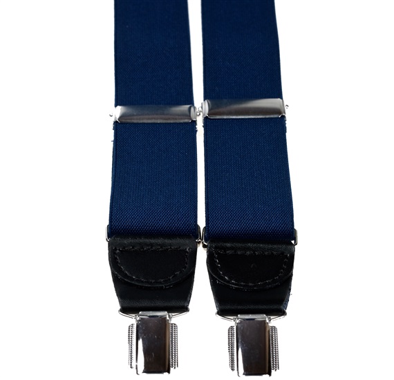 Navy Blue Elastic Braces