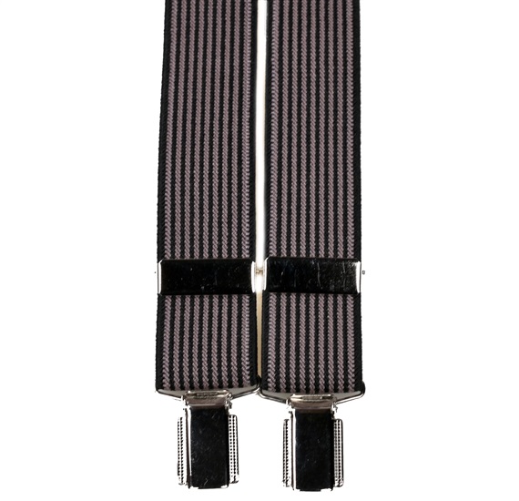 Brown Stripes Elastic Braces