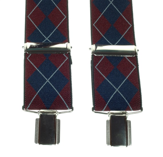 Diamond Argyle Elastic Braces