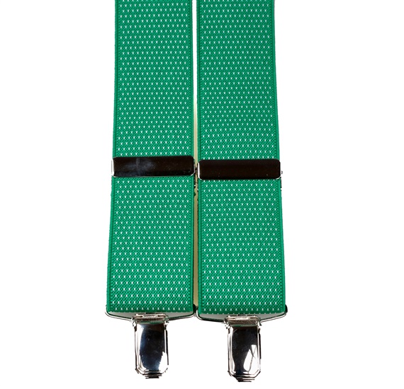 Green with Dots Elastic Braces