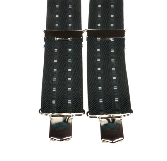 Green Striped Elastic Braces