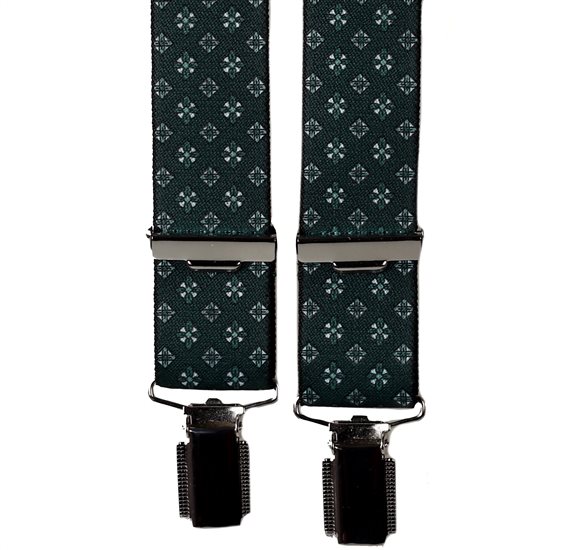 Green Print Elastic Braces