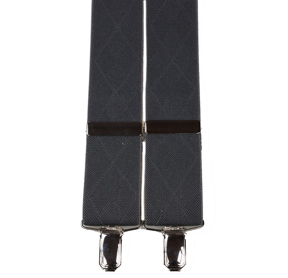 Dark Grey Rhombus Elastic Braces