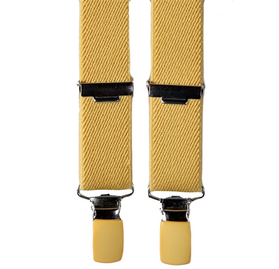 Yellow - Boys' Elastic Braces