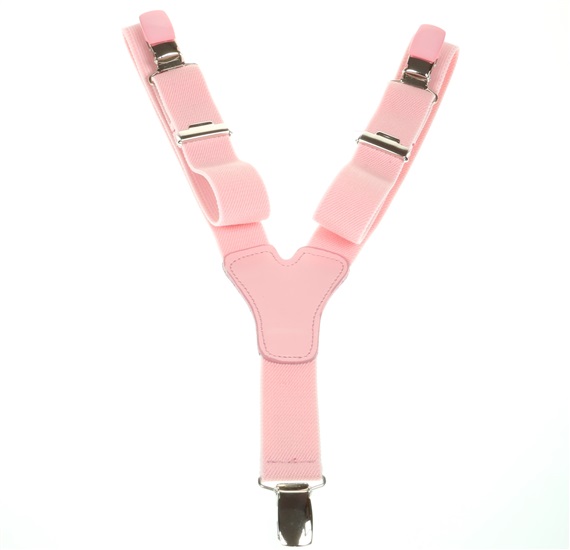 Pink - Boys' Elastic Braces