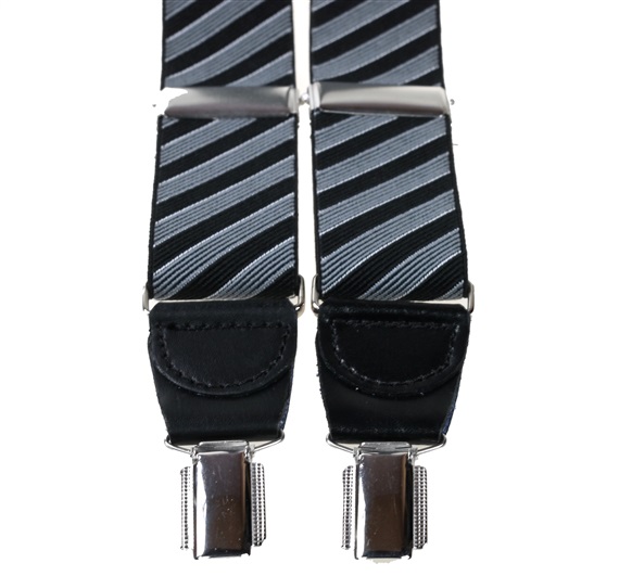 Blue and Grey Stripes XXL Braces