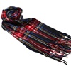 Black and Red Tartan Scarf