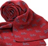 Garnet Scarf with Sky Blue Scooter