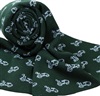 Green Scarf with Sky Blue Scooter