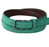 Boy's Green Turquoise Leather Belt
