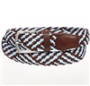 Boy's Sky Blue and Brown Elastic Belt