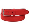 Red Split Leather Belt