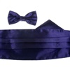 Cummerbund Dark Purple Set