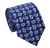 Blue Paisley Natural Cotton Tie